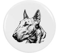 Azeeda 2 x 38mm 'English Bull Terrier Portrait' Small Button Pin Badges (BB00175246)