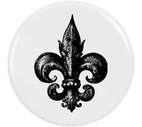 Azeeda 2 x 38mm 'Fleur-De-Lis ' Small Button Pin Badges (BB00156989)