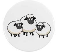 Azeeda 2 x 38mm 'Flock of Sheep' Small Button Pin Badges (BB00162078)