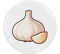Azeeda 2 x 38mm 'Garlic Bulb & Clove' Small Button Pin Badges (BB00163102)