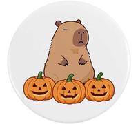 Azeeda 2 x 38mm 'Halloween Capybara' Small Button Pin Badges (BB00167512)