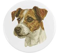 Azeeda 2 x 38mm 'Jack Russell Terrier Portrait' Small Button Pin Badges (BB00157985)