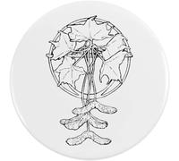 Azeeda 2 x 38mm 'Maple Leaf Dreamcatcher' Small Button Pin Badges (BB00169873)