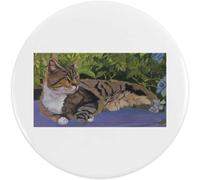 Azeeda 2 x 38mm 'Minky in the Garden' Small Button Pin Badges (BB00166059)