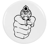 Azeeda 2 x 38mm 'Point Blank' Small Button Pin Badges (BB00166954)