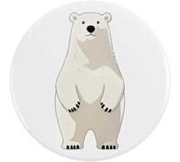 Azeeda 2 x 38mm 'Polar Bear' Small Button Pin Badges (BB00165954)