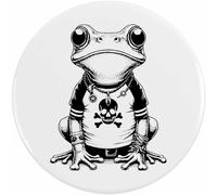Azeeda 2 x 38mm 'Punk Frog' Small Button Pin Badges (BB00154712)