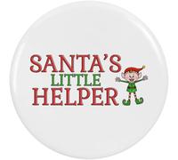 Azeeda 2 x 38mm 'Santa's Little Helper' Small Button Pin Badges (BB00084769)