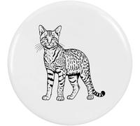 Azeeda 2 x 38mm 'Savannah Cat' Small Button Pin Badges (BB00162623)