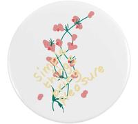 Azeeda 2 x 38mm 'Simple Things Bring Pleasure ' Small Button Pin Badges (BB00168931)