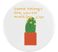 Azeeda 2 x 38mm 'Some Things Are Worth Waiting For' Small Button Pin Badges (BB00171495)