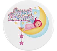 Azeeda 2 x 38mm 'Sweet Dreams' Small Button Pin Badges (BB00154940)