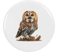 Azeeda 2 x 38mm 'Tawny Owl Calling' Small Button Pin Badges (BB00149178)