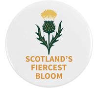Azeeda 2 x 38mm 'Thistle Scotland's Fiercest Bloom' Small Button Pin Badges (BB00147595)
