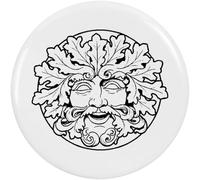 Azeeda 2 x 38mm 'Victorian Green Man' Small Button Pin Badges (BB00157411)