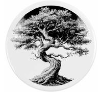 Azeeda 2 x 38mm 'Vintage Tree' Small Button Pin Badges (BB00153590)