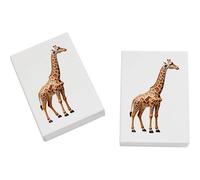 Azeeda 2 x 45mm 'Carved Giraffe' Erasers/Rubbers (ER00056776)