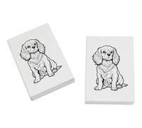 Azeeda 2 x 45mm 'Cavalier King Charles Spaniel' Erasers/Rubbers (ER00055061)