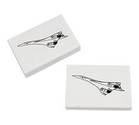 Azeeda 2 x 45mm 'Concorde' Erasers/Rubbers (ER00016056)