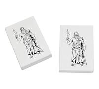 Azeeda 2 x 45mm 'Gr od Zeus' Erasers/Rubbers (ER00056323)