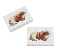 Azeeda 2 x 45mm 'Guinea Pig pet ' Erasers/Rubbers (ER00037190)