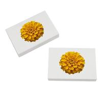 Azeeda 2 x 45mm 'Marigold Flower' Erasers/Rubbers (ER00055916)