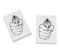 Azeeda 2 x 45mm 'Point Blank' Erasers/Rubbers (ER00056859)