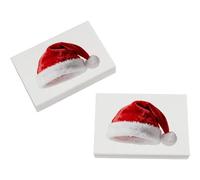 Azeeda 2 x 45mm 'Santa's Hat' Erasers/Rubbers (ER00057003)