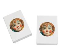 Azeeda 2 x 45mm 'Smiling Clown Boy' Erasers/Rubbers (ER00052446)