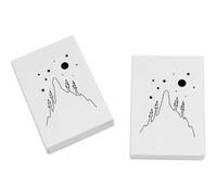 Azeeda 2 x 45mm 'Stars Above The Mountain' Erasers/Rubbers (ER00055751)