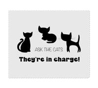 Azeeda 2 x 'Ask The Cats' Lens Cleaning Cloths (LC00044133)