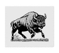 Azeeda 2 x ' Bison Running' Lens Cleaning Cloths (LC00031266)
