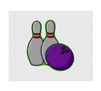 Azeeda 2 x 'Bowling Ball & Skittles' Lens Cleaning Cloths (LC00013044)