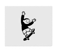 Azeeda 2 x 'Boy on Skateboard' Lens Cleaning Cloths (LC00034549)