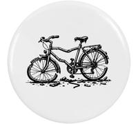 Azeeda 2 x 'Broken Bicycle' Button Badges - 38mm (BB00177364)