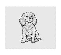 Azeeda 2 x 'Cavalier King Charles Spaniel' Microfibre Lens/Glasses Cleaning Cloths (LC00039385)