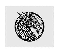 Azeeda 2 x 'Celtic Dragon Portrait' Lens Cleaning Cloths (LC00042078)