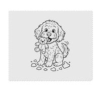 Azeeda 2 x 'Cheeky Cockapoo Dog' Microfibre Lens/Glasses Cleaning Cloths (LC00036584)