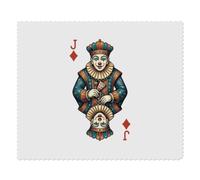 Azeeda 2 x 'Clown Jack Of Diamonds' Lens Cleaning Cloths (LC00044513)