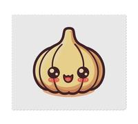 Azeeda 2 x 'Cute Garlic Bulb' Lens Cleaning Cloths (LC00034407) | Microfibre Cloths for Glasses, Sunglasses, Phones, Cameras and Screens