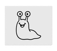 Azeeda 2 x 'Cute Happy Slug' Lens Cleaning Cloths (LC00036156)