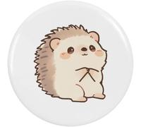 Azeeda 2 x 'Cute Hedgehog Sitting' Button Badges - 38mm (BB00175727)