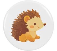 Azeeda 2 x 'Cute Hedgehog Sitting' Button Badges - 38mm (BB00175772)