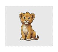 Azeeda 2 x 'Cute Lion Cub' Lens Cleaning Cloths (LC00037920)