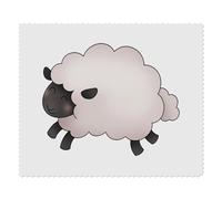 Azeeda 2 x 'Cute Woolly Sheep' Lens Cleaning Cloths (LC00034574) | Microfibre Cloths for Glasses, Sunglasses, Phones, Cameras and Screens