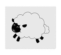 Azeeda 2 x 'Cute Woolly Sheep' Microfibre Lens/Glasses Cleaning Cloths (LC00034573)