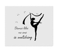 Azeeda 2 x 'Dance Like No One Is Watching' Microfibre Lens/Glasses Cleaning Cloths (LC00038316)