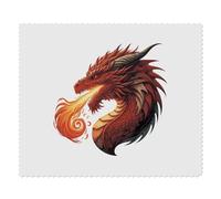 Azeeda 2 x 'Dragon Breathing Fire' Lens Cleaning Cloths (LC00042182)