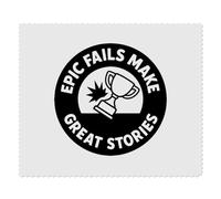 Azeeda 2 x 'Epic Fails Make Stories' Lens Cleaning Cloths (LC00033722)