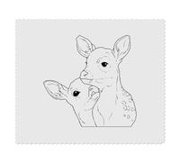 Azeeda 2 x 'Fawn Friends' Lens Cleaning Cloths (LC00031155)